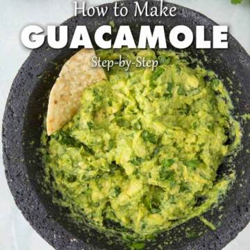 How to Make Guacamole - Step by Step