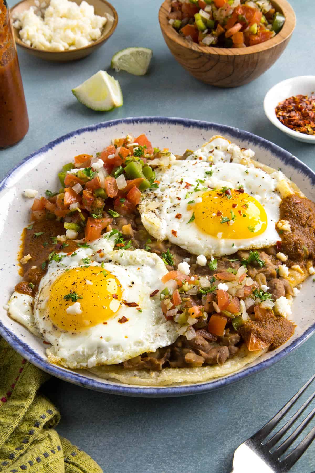 Huevos Rancheros, ready to serve