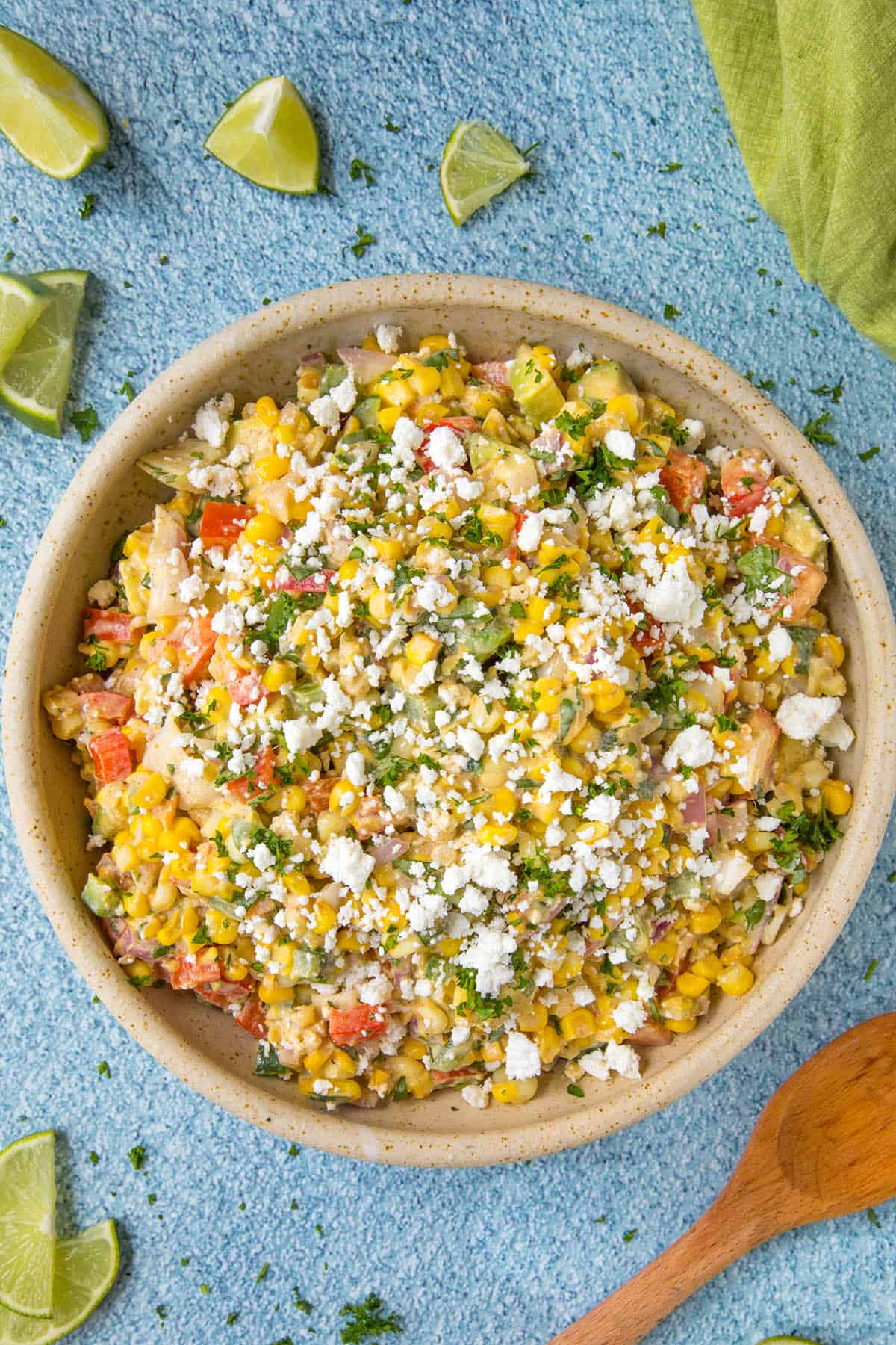 Elotes Salad (Mexican Corn Salad) Recipe Chili Pepper Madness