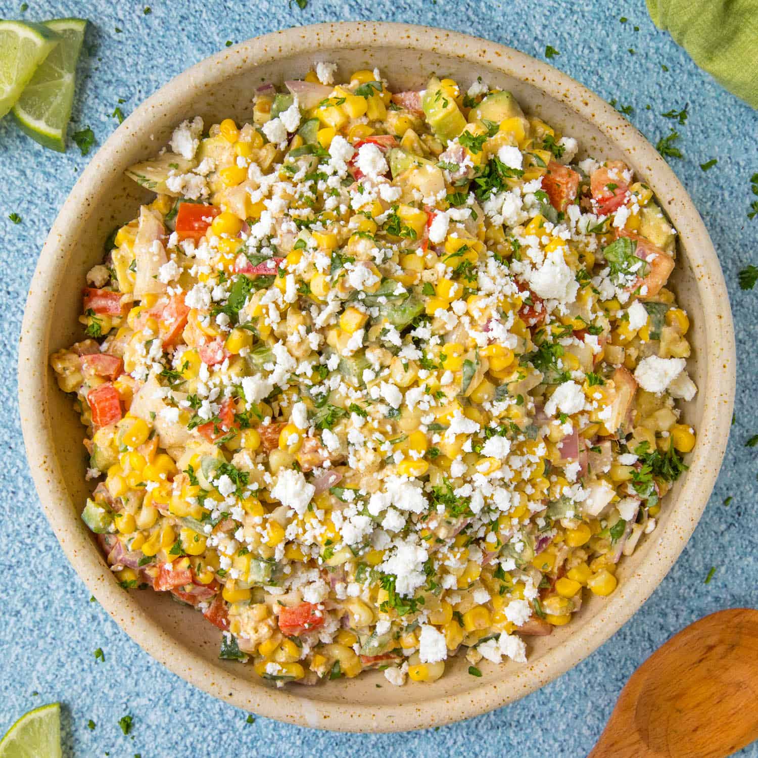 Elotes Salad (Mexican Corn Salad) Recipe Chili Pepper Madness