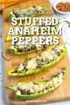 Italian Sausage and Cheese Stuffed Anaheim Peppers Recipe