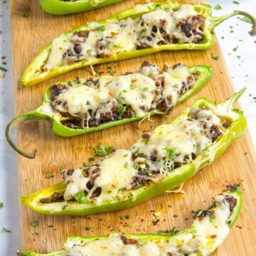 Italian Sausage and Cheese Stuffed Anaheim Peppers Recipe