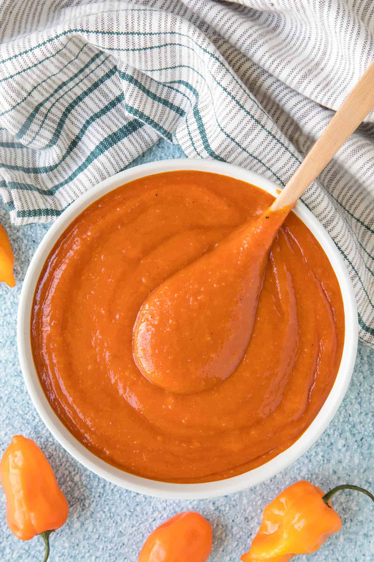 Mango Habanero BBQ Sauce in a bowl