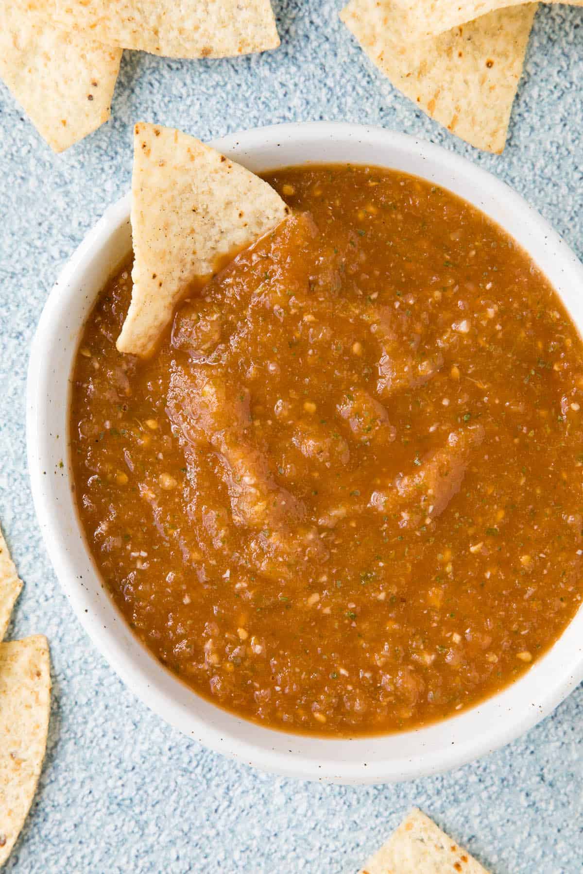 Salsa Ranchera in a bowl