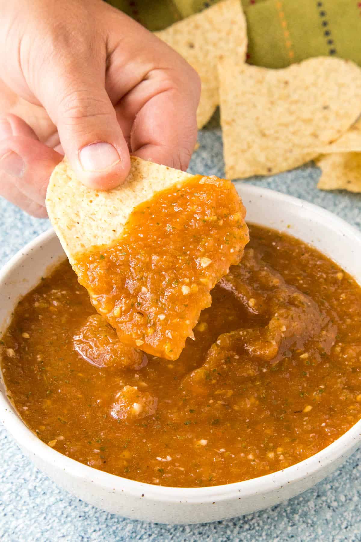 Salsa Ranchera on a chip