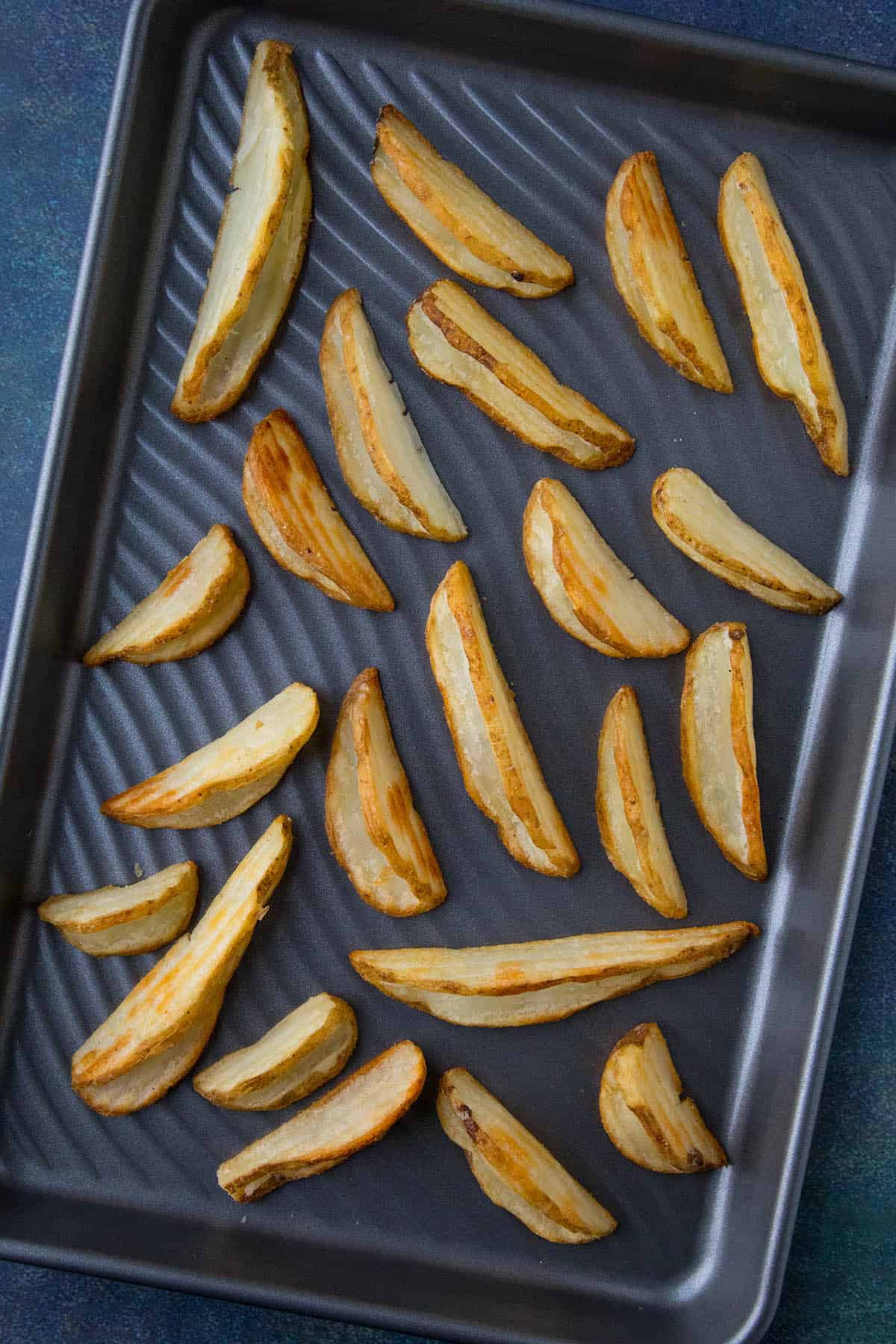 Dip'n Wedges on a Tray.