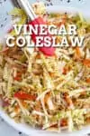 Vinegar Coleslaw Recipe