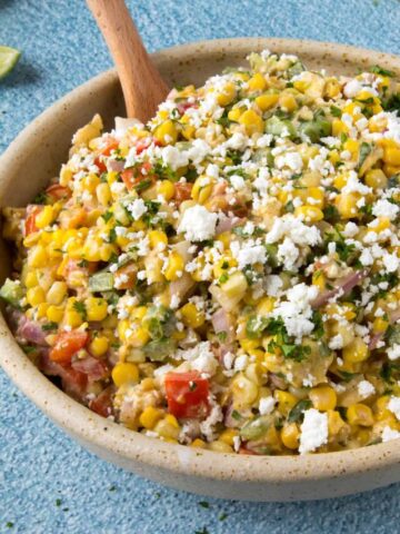 Elotes Salad Recipe (aka Mexican Corn Salad)