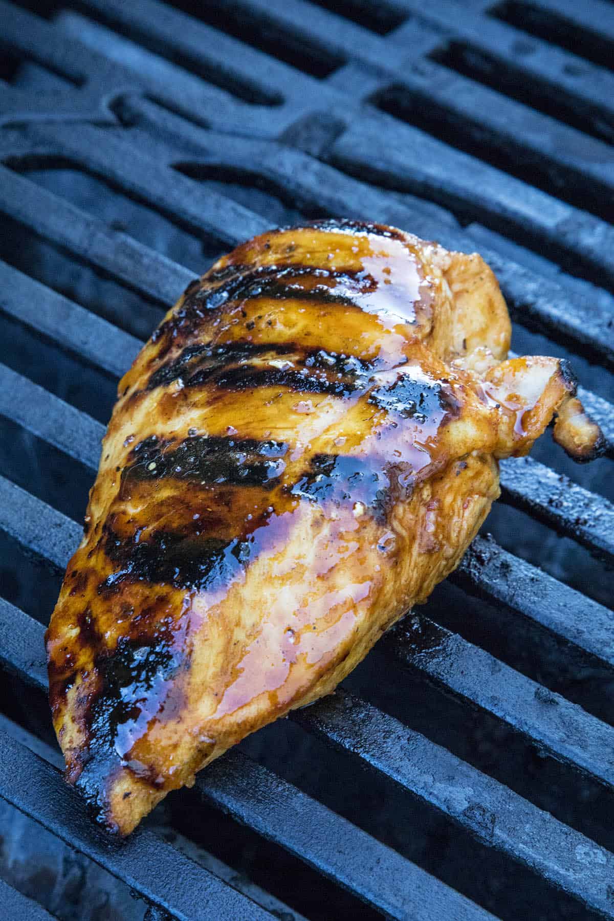 Honey Sriracha Chicken on the grill