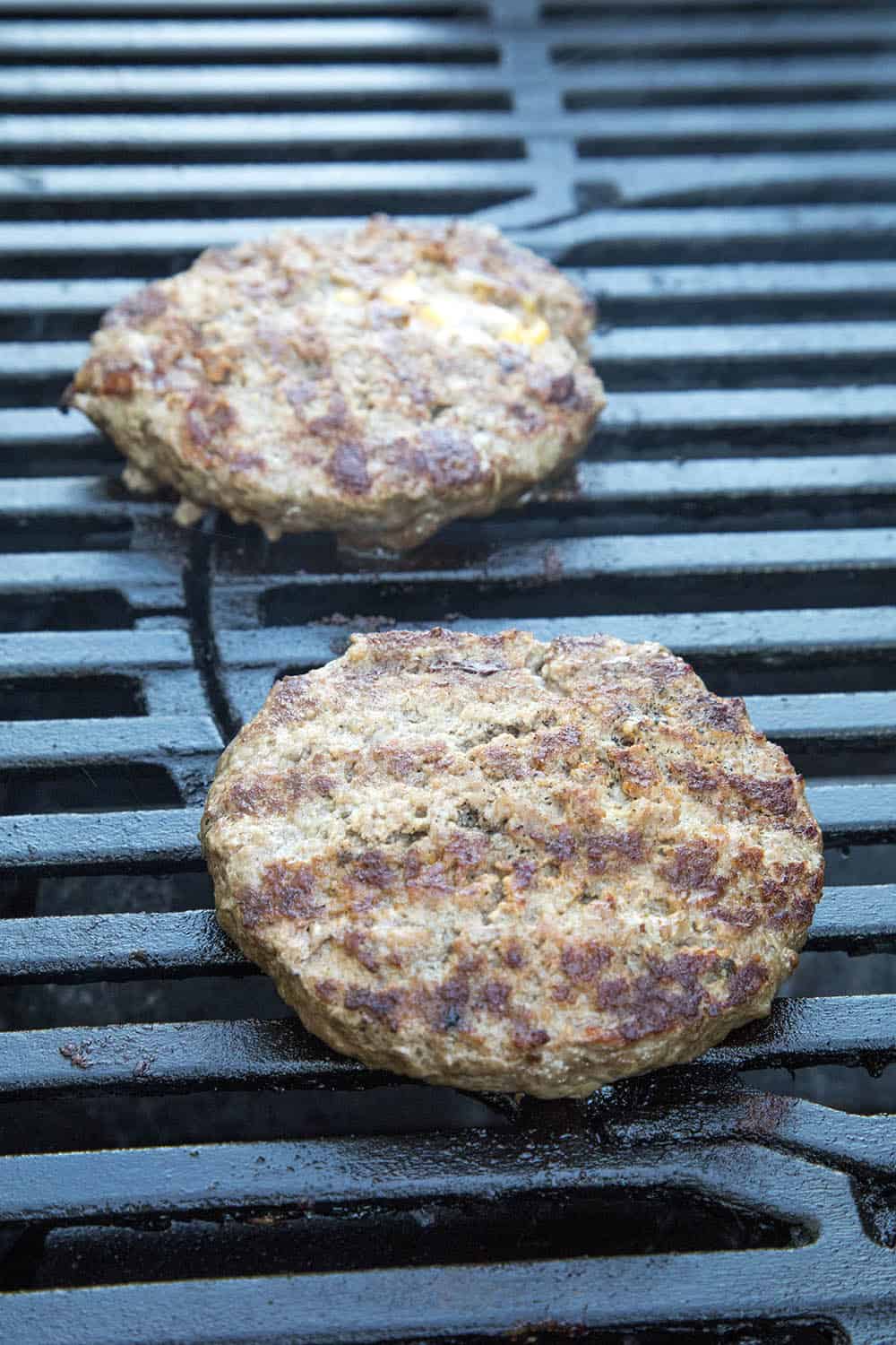 Grilling up the burgers