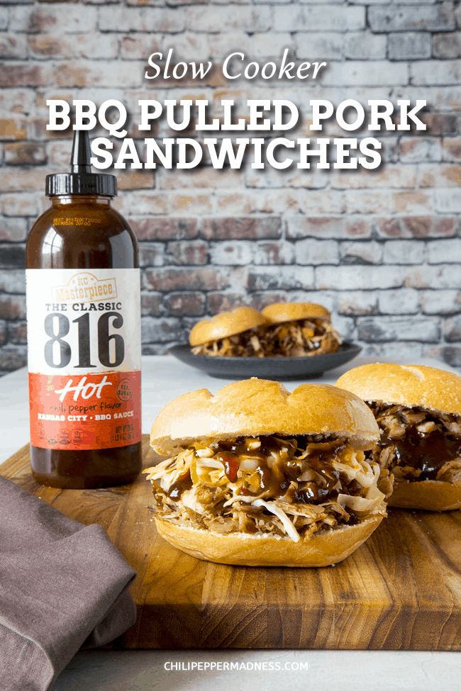 Slow Cooker BBQ Pulled Pork Sandwiches