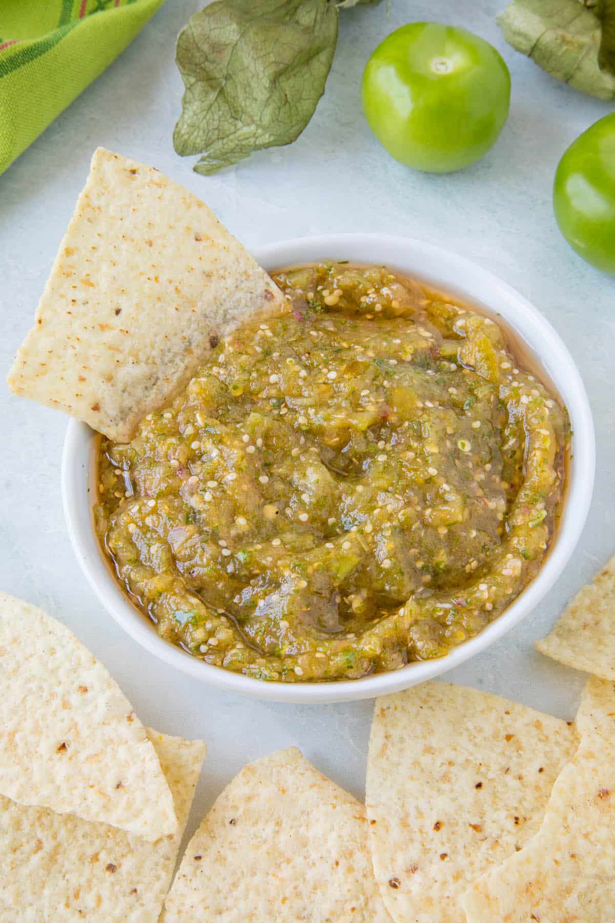 Salsa Verde Recipe - Mexican Green Salsa with Tomatillo