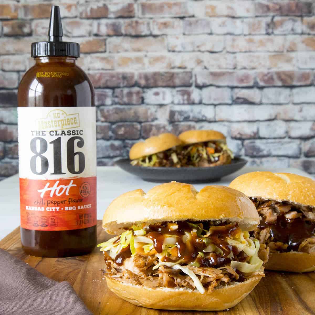 Slow Cooker BBQ Pulled Pork Sandwiches - Chili Pepper Madness