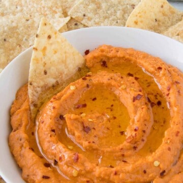 Creamy White Bean Dip Recipe with Harissa