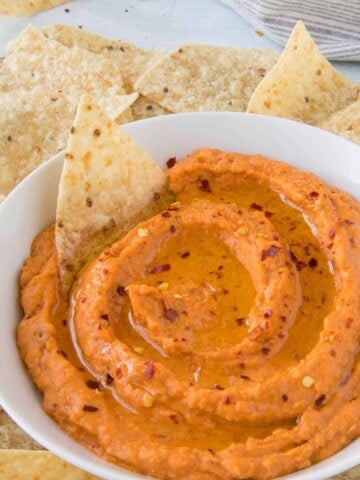 Creamy White Bean Dip Recipe with Harissa