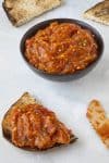 Zacusca Recipe (Romanian Roasted Egglplant and Red Pepper Spread)