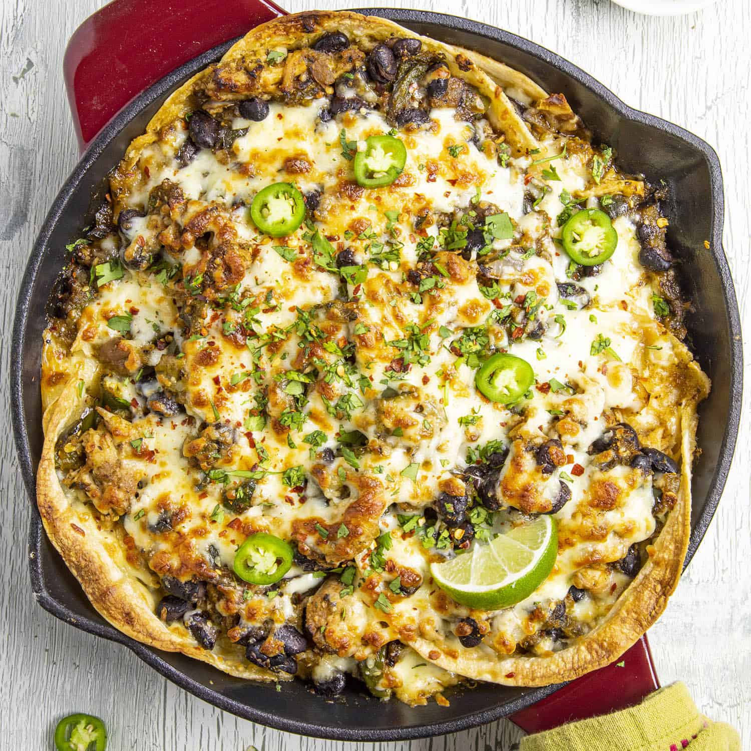 Chicken Enchilada Casserole Verde Recipe Chili Pepper Madness