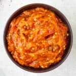 Roasted Eggplant and red pepper spread recipe