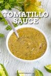 Tomatillo Sauce Recipe