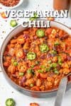 Chunky Vegetarian Chili Recipe