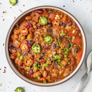 Chunky Vegetarian Chili Recipe