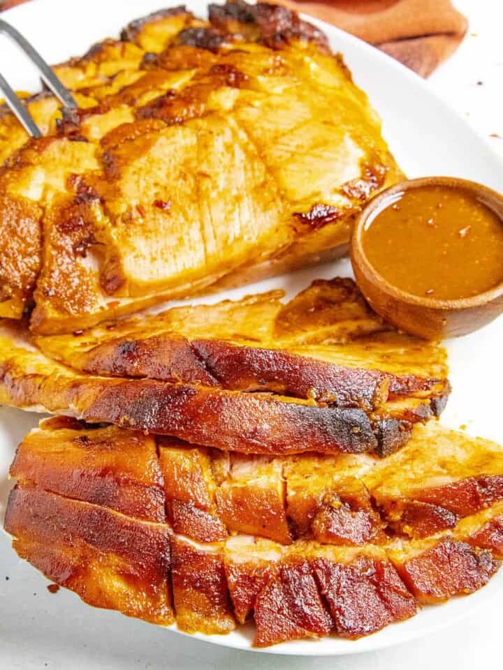 Baked Ham with Chipotle-Honey Glaze Recipe