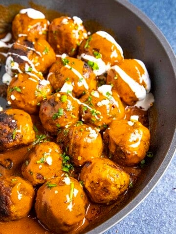 Buffalo Chicken Meatballs Recipe made at home