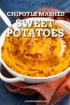 Chipotle Mashed Sweet Potatoes Recipe