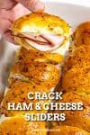 Crack Ham and Cheese Sliders Recipe