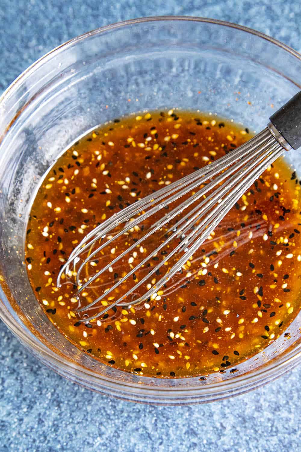 Grilled Chicken Marinade in a bowl, ready for the chicken.