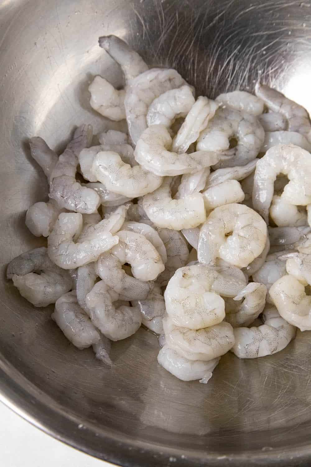 Shrimp in a bowl