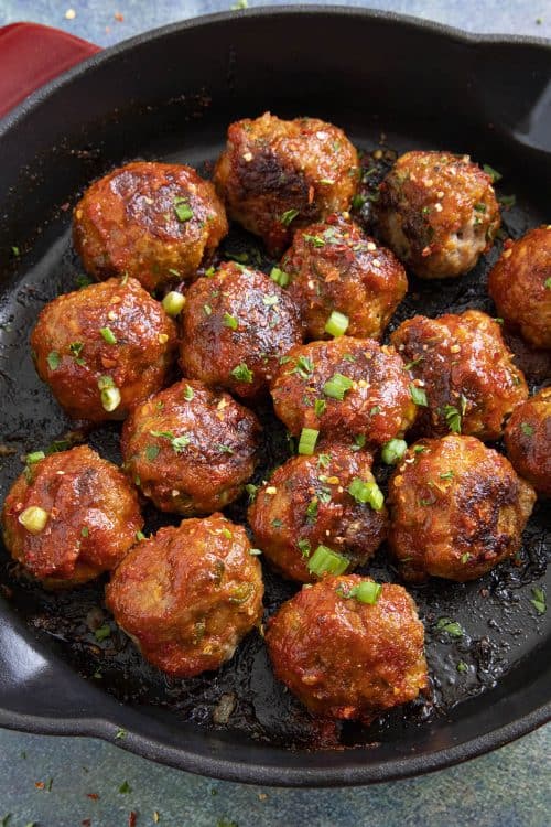 HoneySriracha Meatballs Recipe Chili Pepper Madness