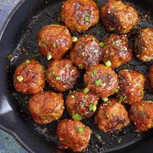 Honey Sriracha Turkey Meatballs Recipe