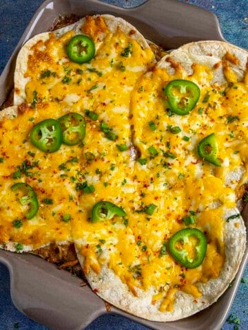 King Ranch Casserole served hot.