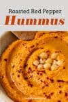 Roasted Red Pepper Hummus Recipe