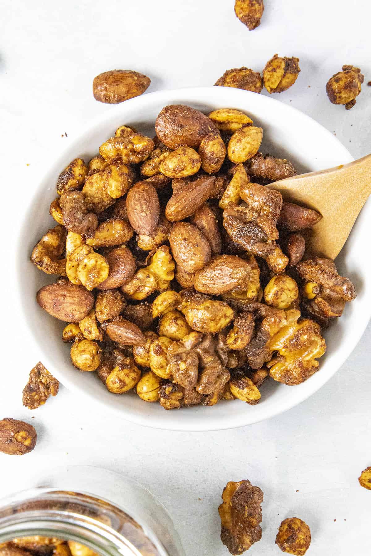 Spiced Nuts in a bowl