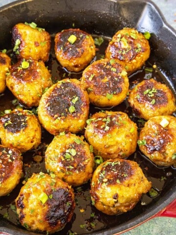 Spicy Korean Chicken Meatballs Recipe