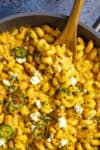 Buffalo Chicken Pasta being served