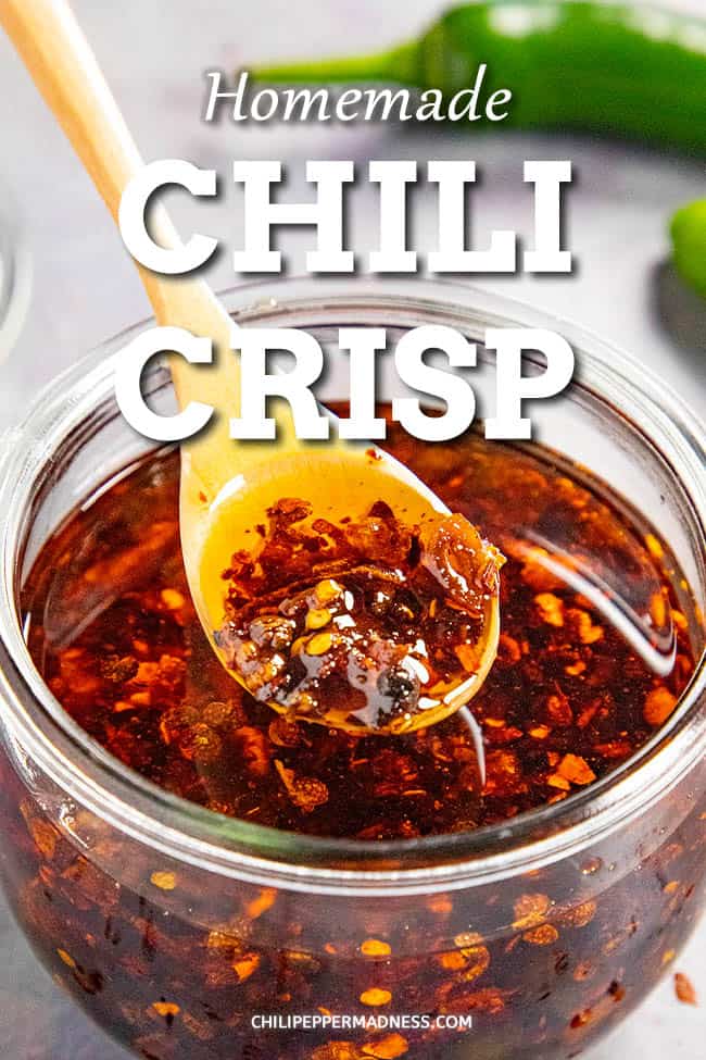 Chili Crisp Recipe - This spicy chili crisp recipe is easy to make, great for spooning over anything from vegetables to eggs, meats and more. Learn how to make chili crisp. #chilioil #chilipeppers