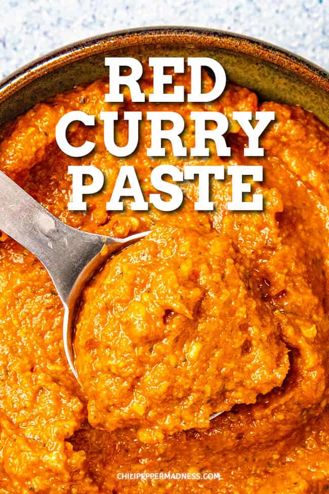 Red Curry Paste Recipe - This easy Thai red curry paste recipe is everything you need for homemade curry in a hurry. Ready in minutes. Also great for adding zing to soups, stews and more. #curry #thaifood