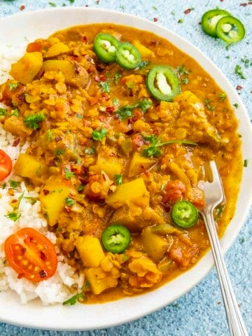 Masoor Dal Recipe - Red Lentil Curry