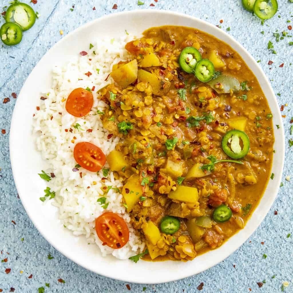 Masoor Dal (Red Lentil Curry Recipe) - Chili Pepper Madness