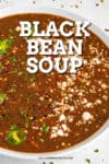 Black Bean Soup Recipe