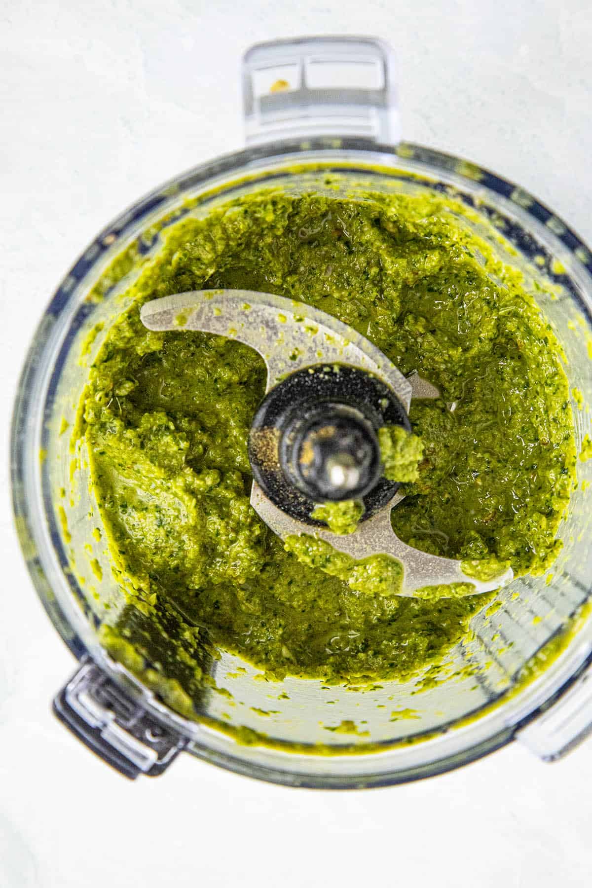 Thick and flavorful Green Curry Paste in a food processor