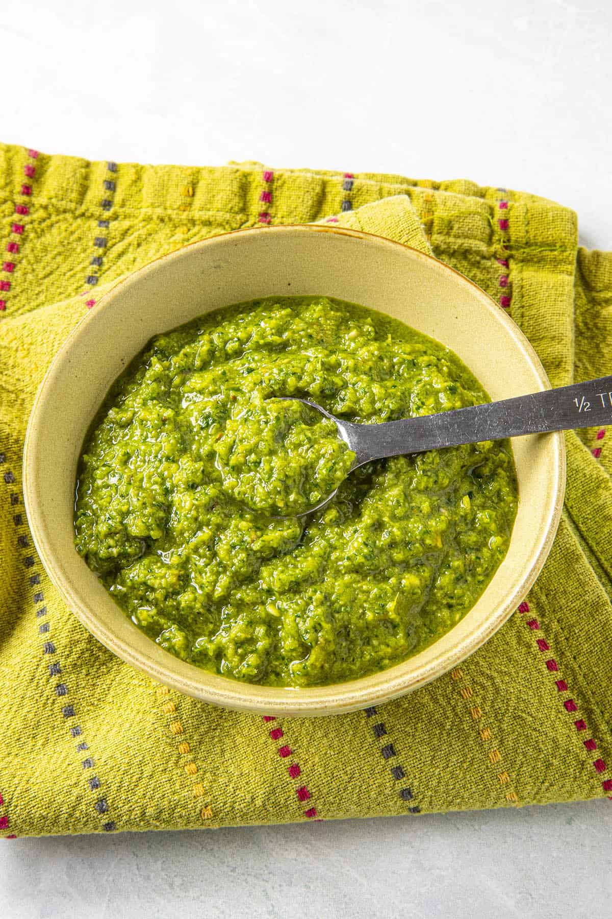 Green Curry Paste in a bowl