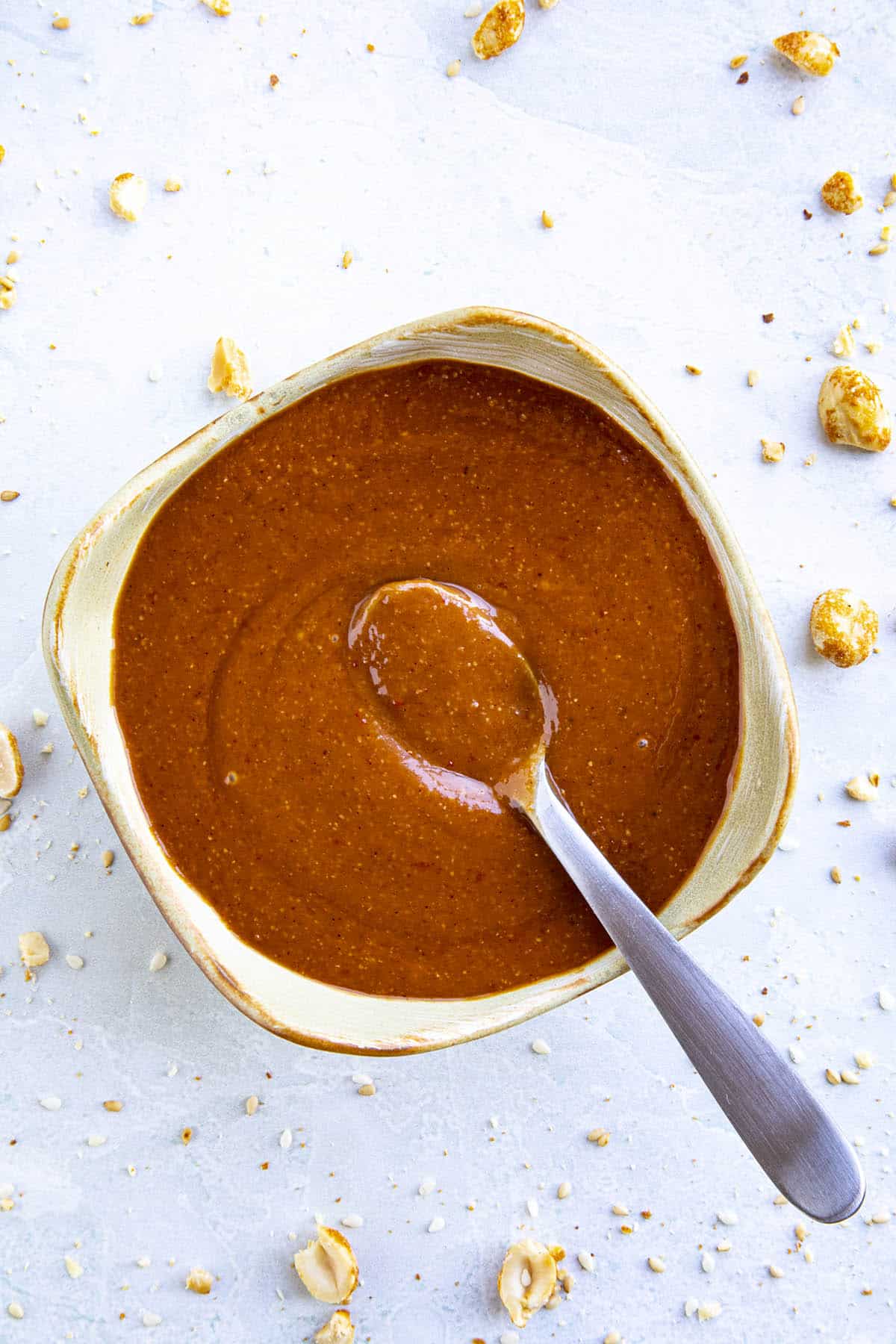 Hoisin Sauce in a bowl, ready to serve.