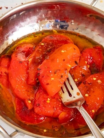 Roasted Red Peppers made at home