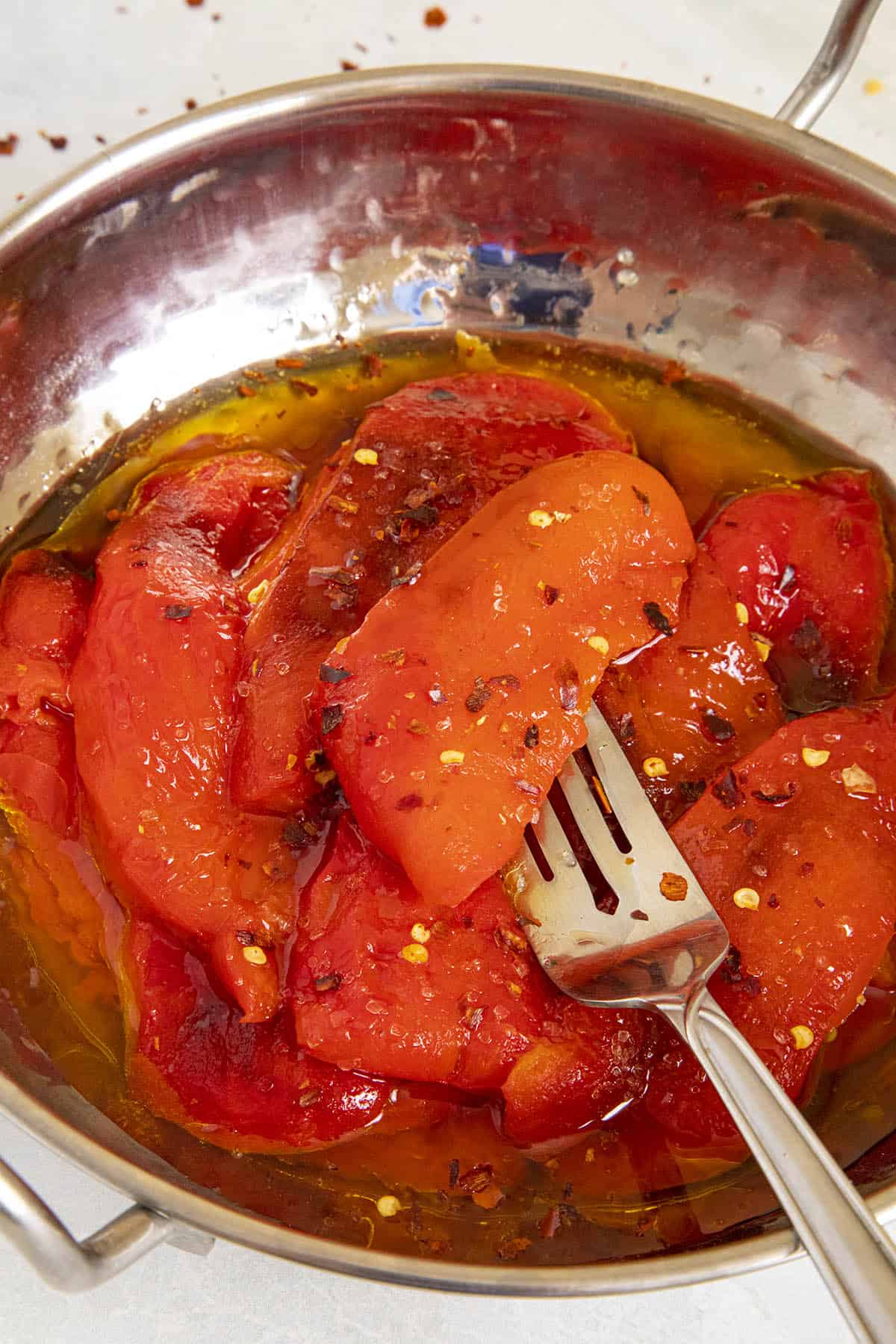 Roasted Red Peppers made at home
