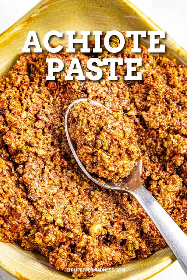 Homemade Achiote Paste