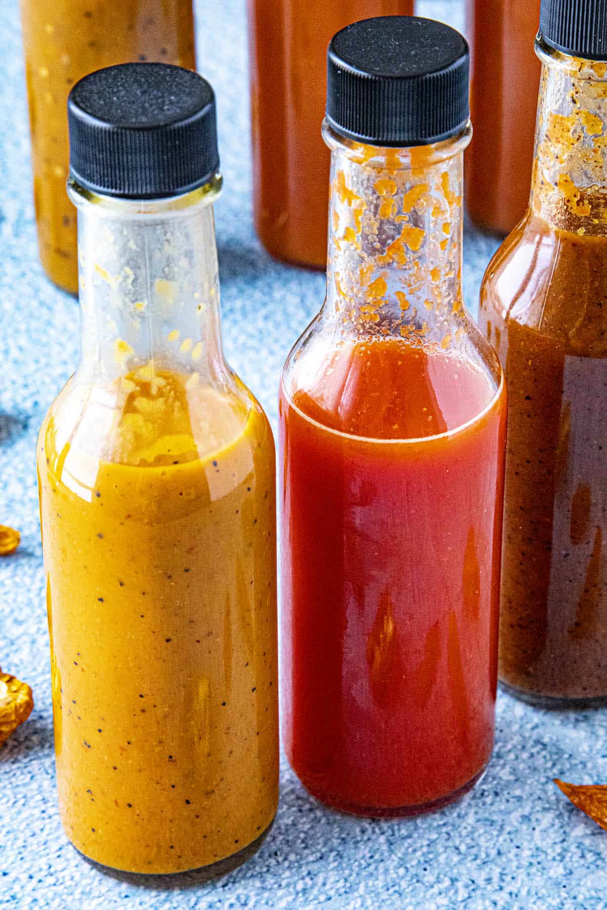 Hot Sauces made from powders